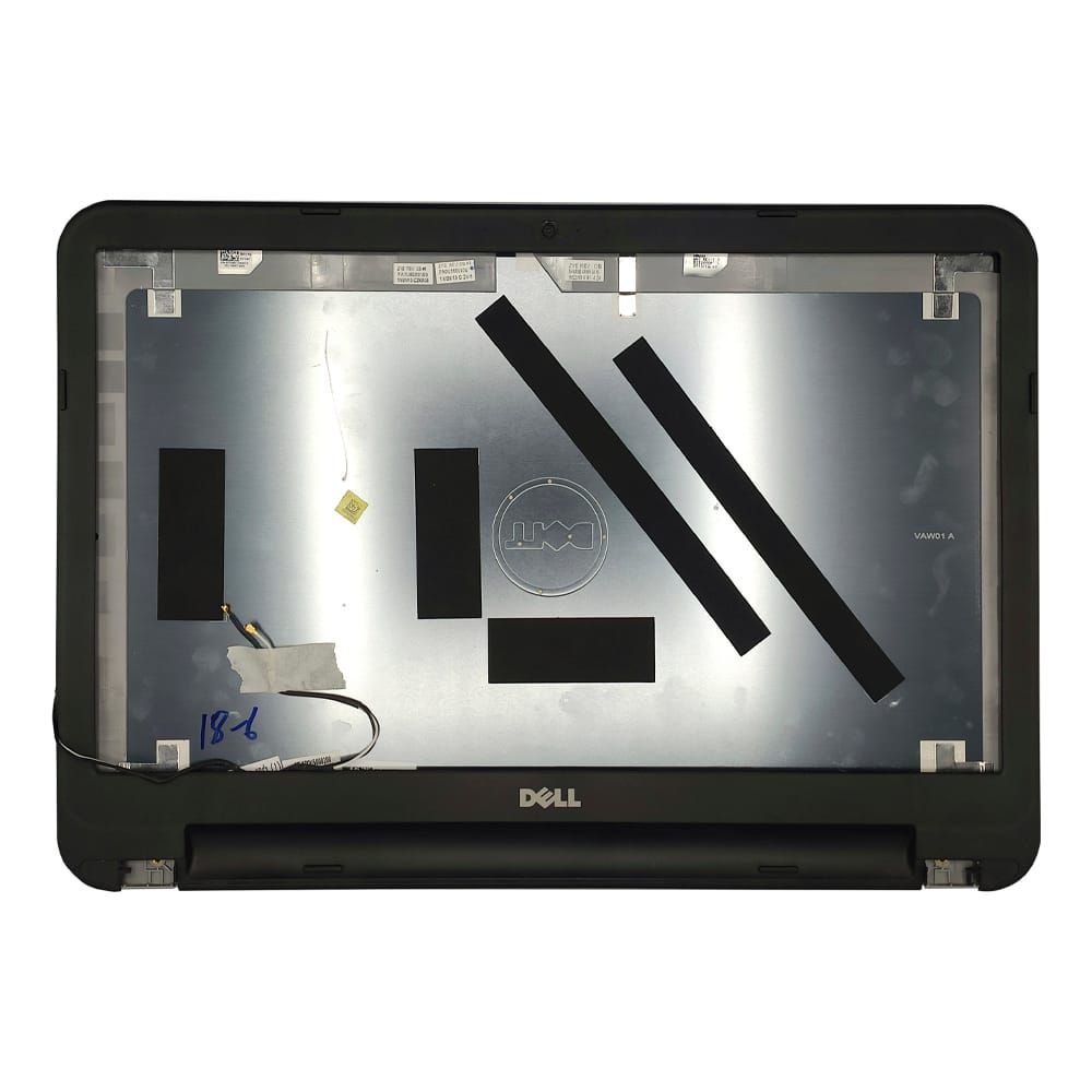 Carcaça Tampa e Moldura Notebook Dell Inspiron 15 5521 5537 3537 3521 0jck2f 024k3d Aço escovado/Preto