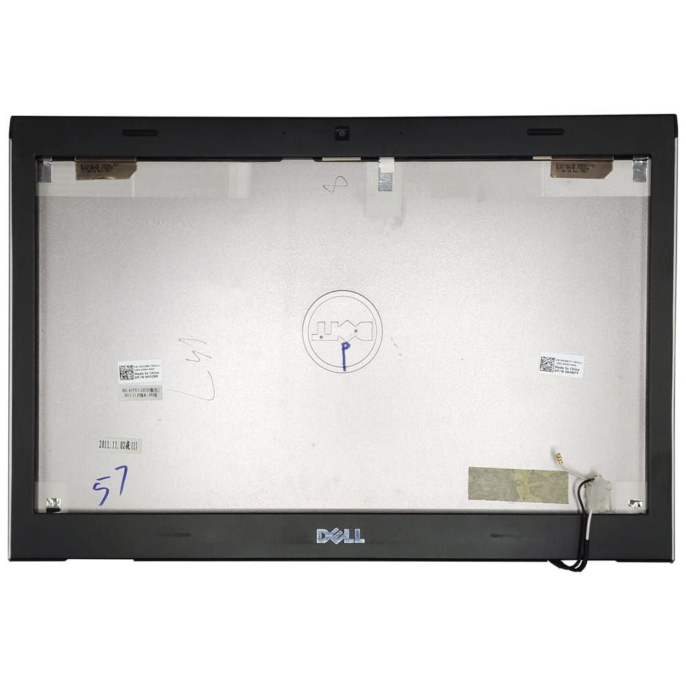 Carcaça Tampa Moldura Notebook Dell Vostro 3550 Prata/Preto