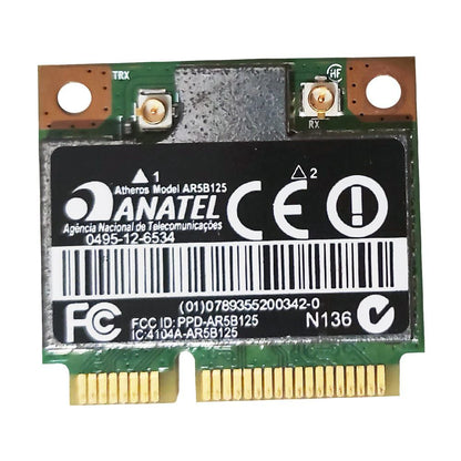 Placa Wifi Para Notebook Atheros Ar5b125 Etiqueta Preta