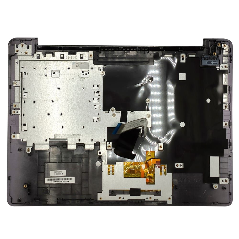 Carcaça Base Superior Com Teclado Notebook Vaio C14 Vjc141f11x 62rpns43c60-4001 Cinza Chumbo