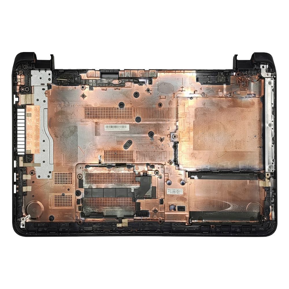 Carcaça Base Inferior Notebook HP 15-f018dx Preto Com Detalhe
