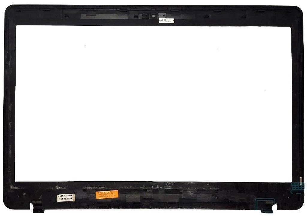 Carcaça Moldura Da Tela Notebook Samsung Np370e4k Np370e4j Ba98-00390a Preto - Detalhe