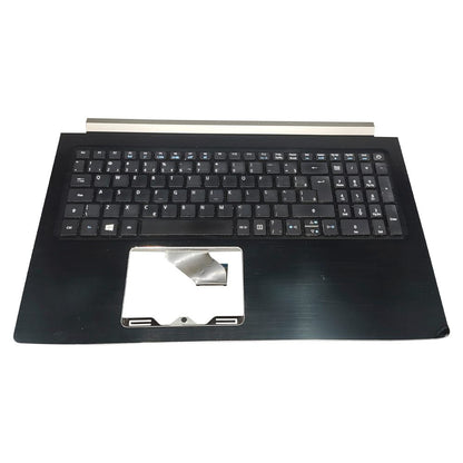 Carcaça Base Superior Notebook Acer Aspire A313-33 A315-53 A515-51 Preto e Prata Com Detalhe