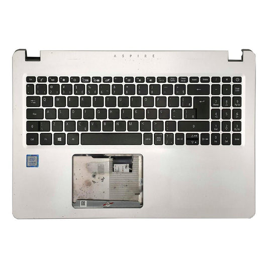Carcaça Base Com Teclado Notebook Acer Aspire A515-52 A515-52g Prata