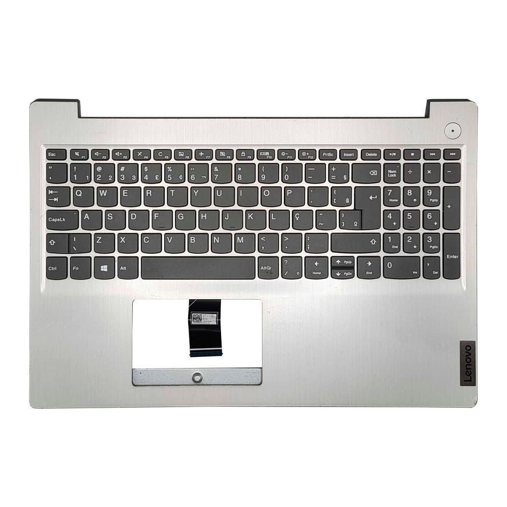 Carcaça Base Superior Com Teclado Notebook Lenovo Ideapad 3 15igl05 Ap1jv000630 Prata
