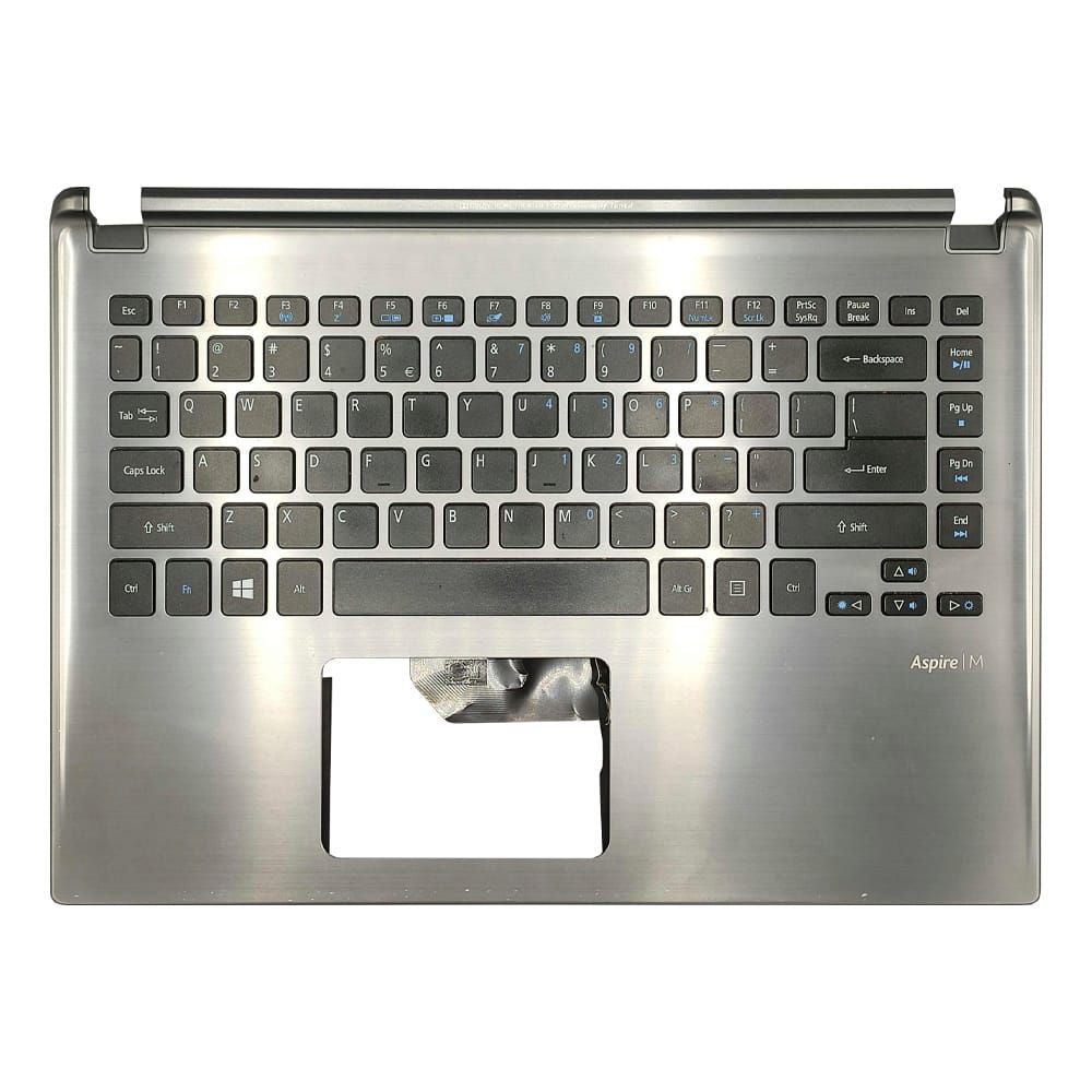 Carcaça Base Superior Notebook Acer Aspire M5-481pt Cinza Com Detalhe