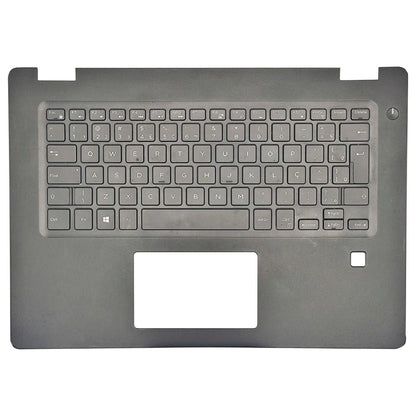Carcaça Base Superior Teclado Retro Iluminado Notebook Dell Inspiron 14 3490 073tx6 Preto