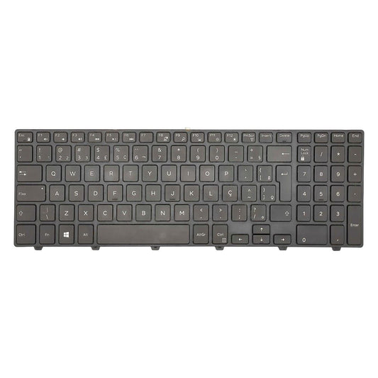 Teclado Notebook Dell Inspiron 15 3542 5542 5543 5545 5547 5548 5551 5552 5555 5558 5559 Retro Iluminado Português-Br