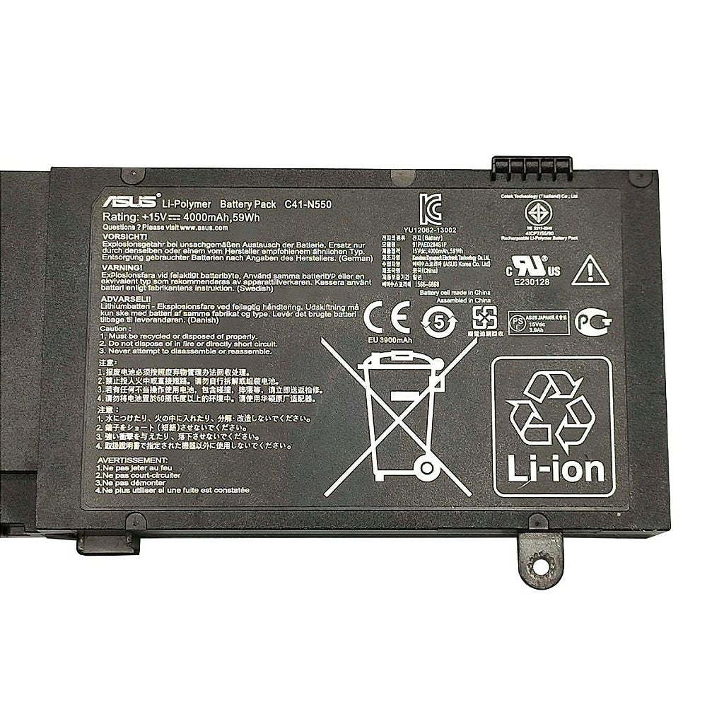 Bateria Notebook Asus C41-N550 N550l N550lf 15v Original