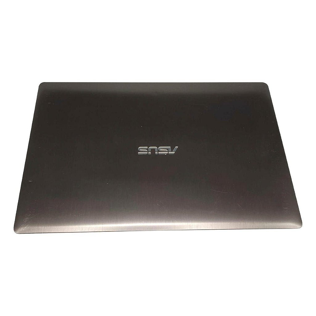 Carcaça Tampa Notebook Asus N550l N550lf Com Detalhes Cinza Chumbo
