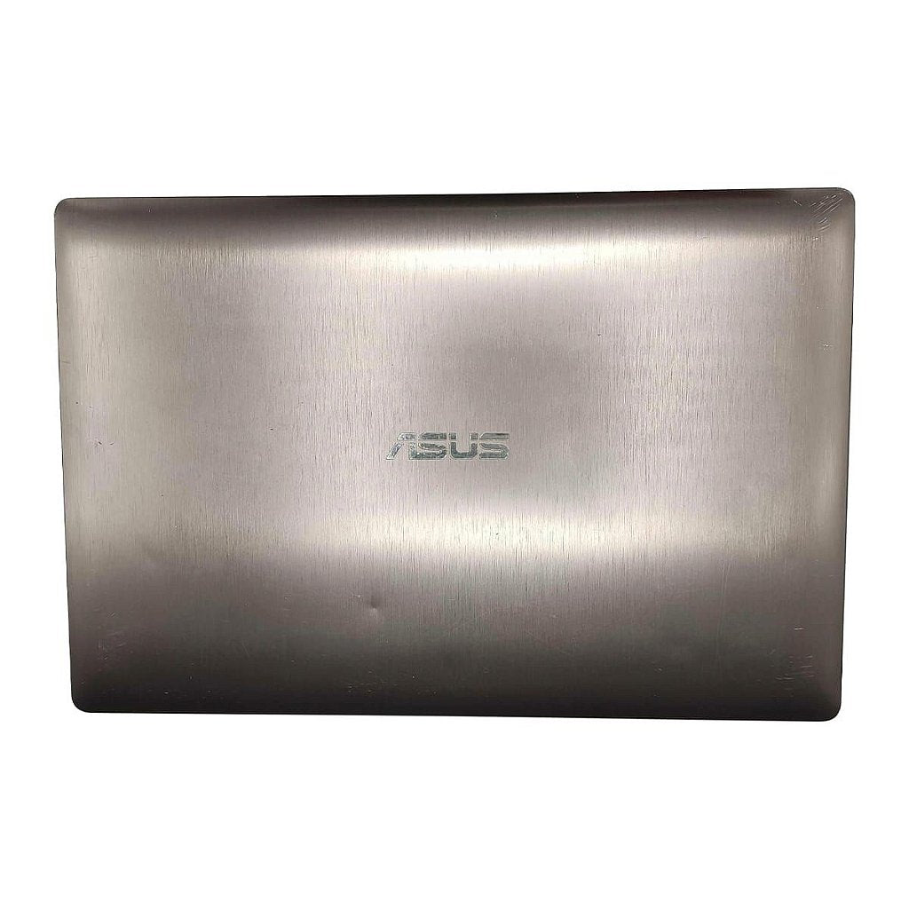 Carcaça Tampa Notebook Asus N550l N550lf Com Detalhes Cinza Chumbo