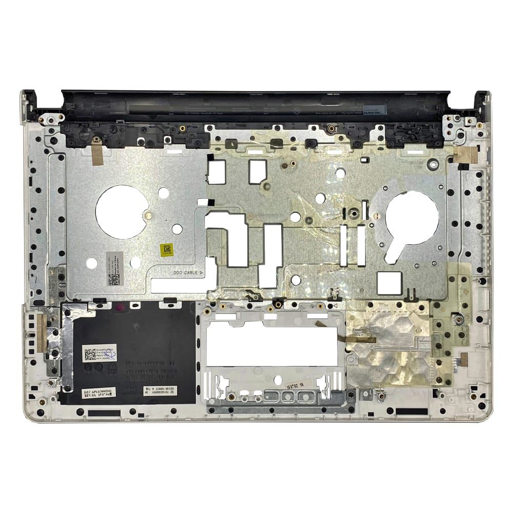 Carcaça Base Superior Dell Inspiron 14 5455 5458 5459 5468 Chumbo/Branco Com Detalhes