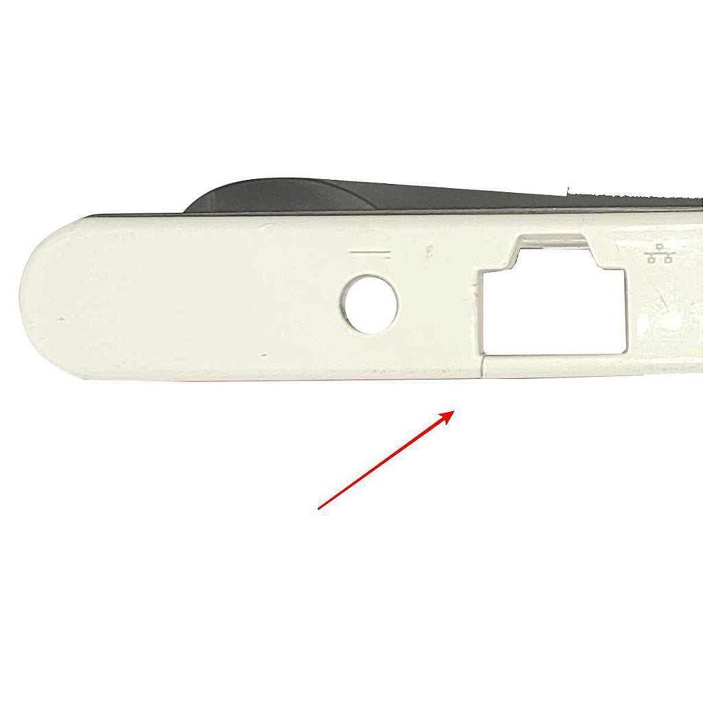 Carcaça Base Superior Dell Inspiron 14 5455 5458 5459 5468 Chumbo/Branco Com Detalhes