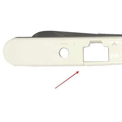 Carcaça Base Superior Dell Inspiron 14 5455 5458 5459 5468 Chumbo/Branco Com Detalhes