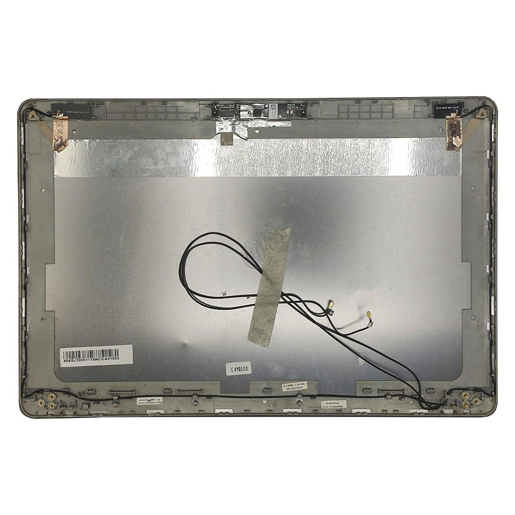 Carcaça Tampa da Tela Notebook Hp ProBook 4540s 4545S Cinza escovado Com Detalhe