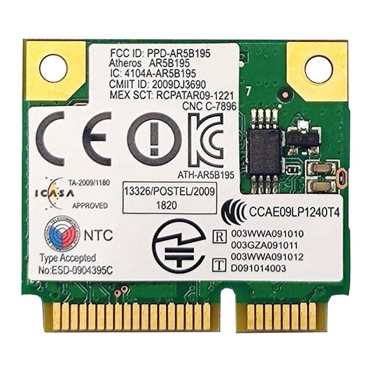 Placa Wifi 2.4Ghz Bluetooth 3.0 Atheros Ar5b195 Para Notebook