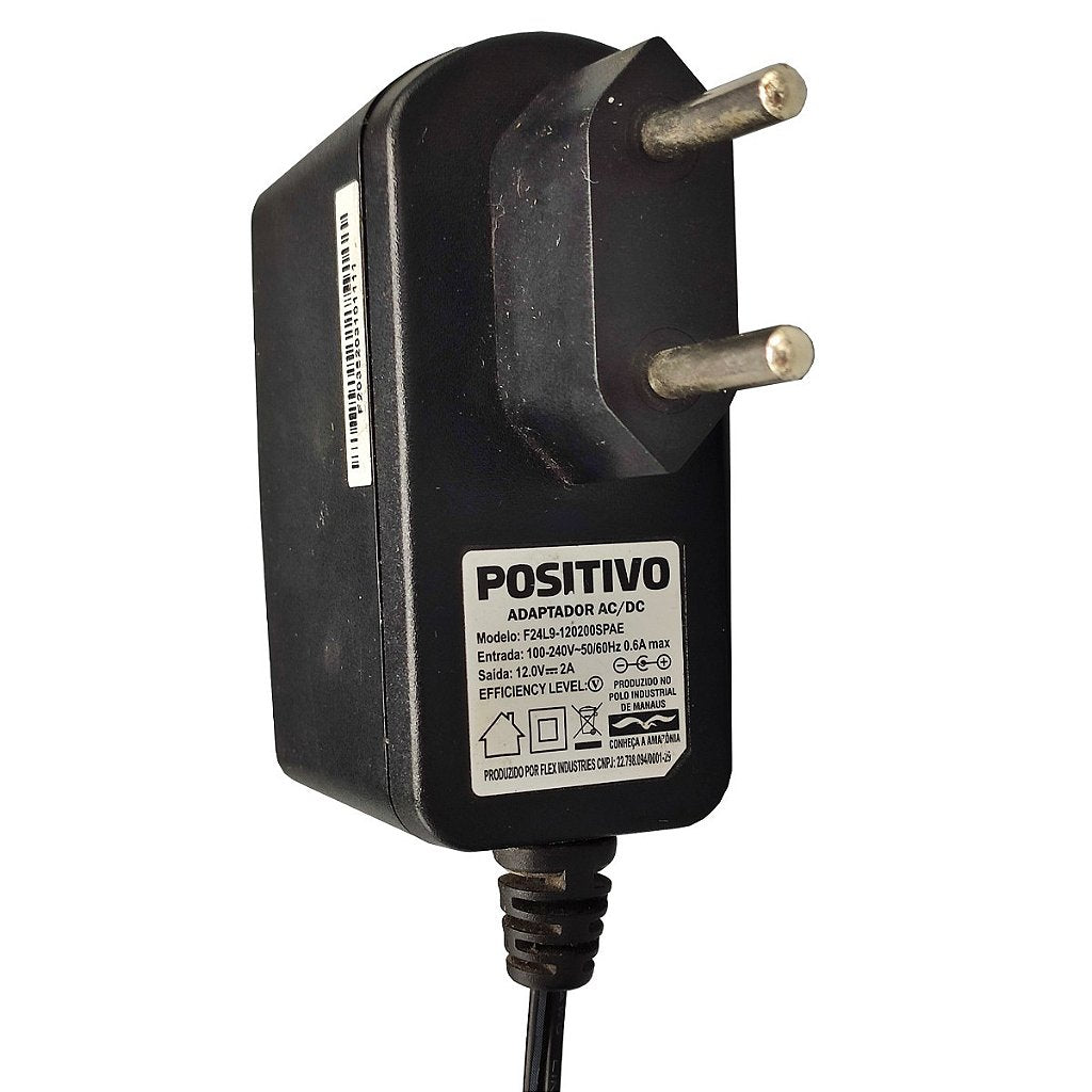 Carregador Notebook Positivo C41TDI C4500C C4500D Q4128A Q4128B Q4128C Q464B Q464C 12v 2a Original