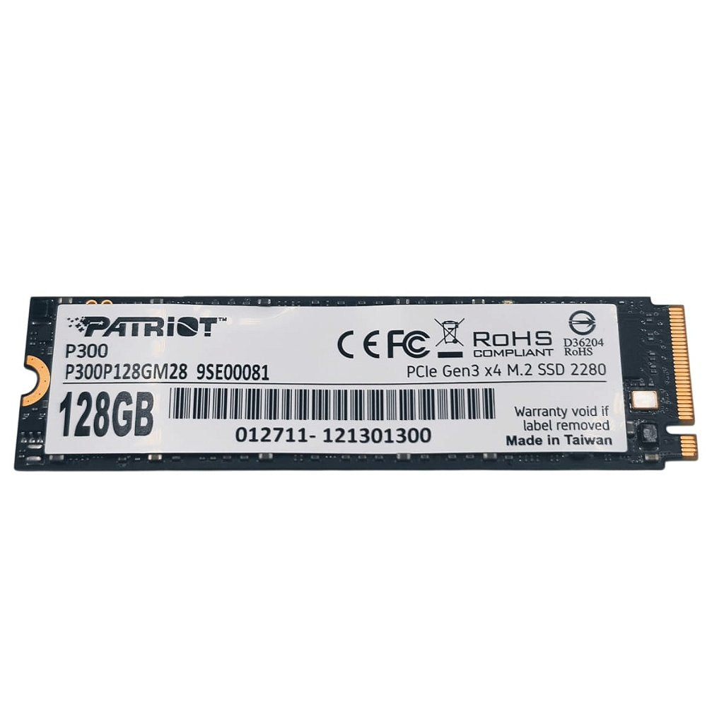 Ssd 128gb Nvme M.2 2280 Patriot P300 Pcie Gen3x4