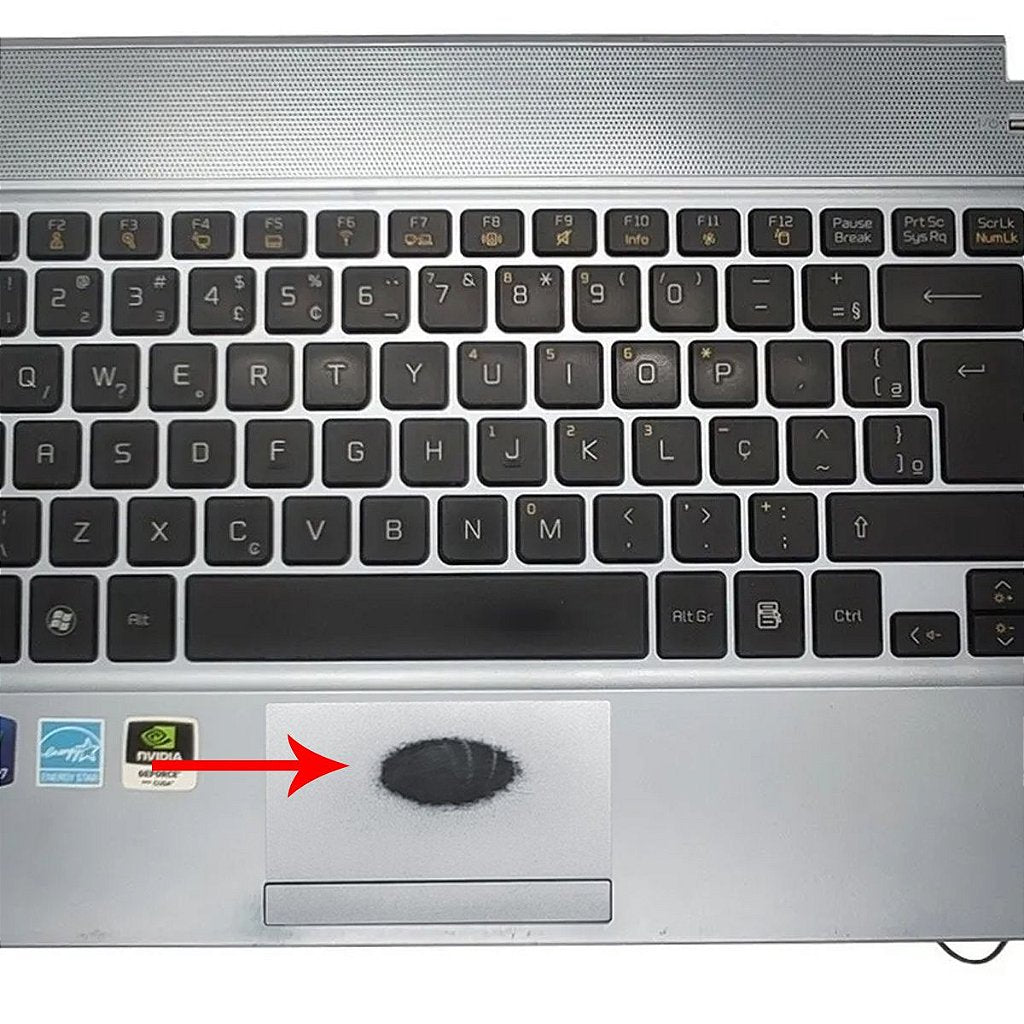 Carcaça Base Superior Top Cover Lg P430 Lgp43 - Detalhe