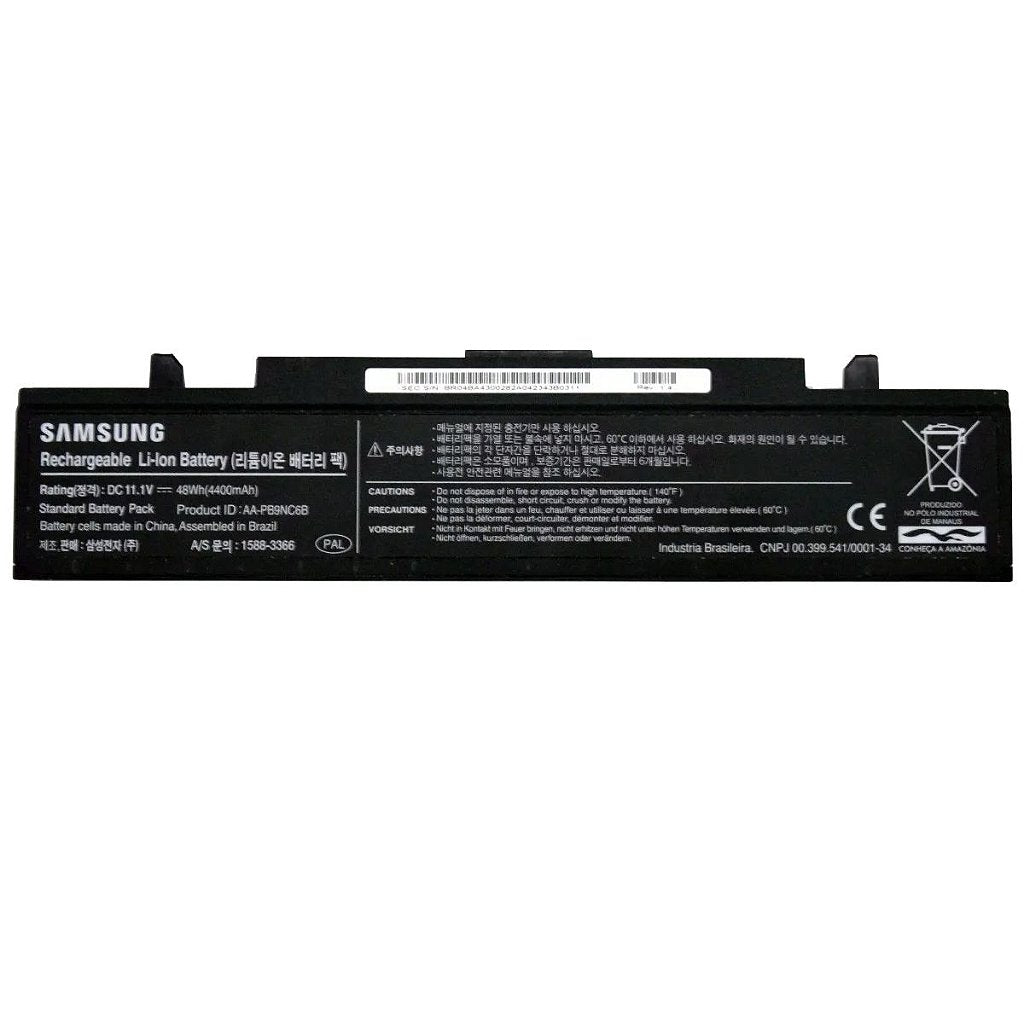 Bateria Notebook Samsung Rv411 Rv415 Rv419 Rv420 Np270e4e Np275e4e Np270e5j Np270e5g Np500p4ch Aa-Pb9nc6b 11.1v Original