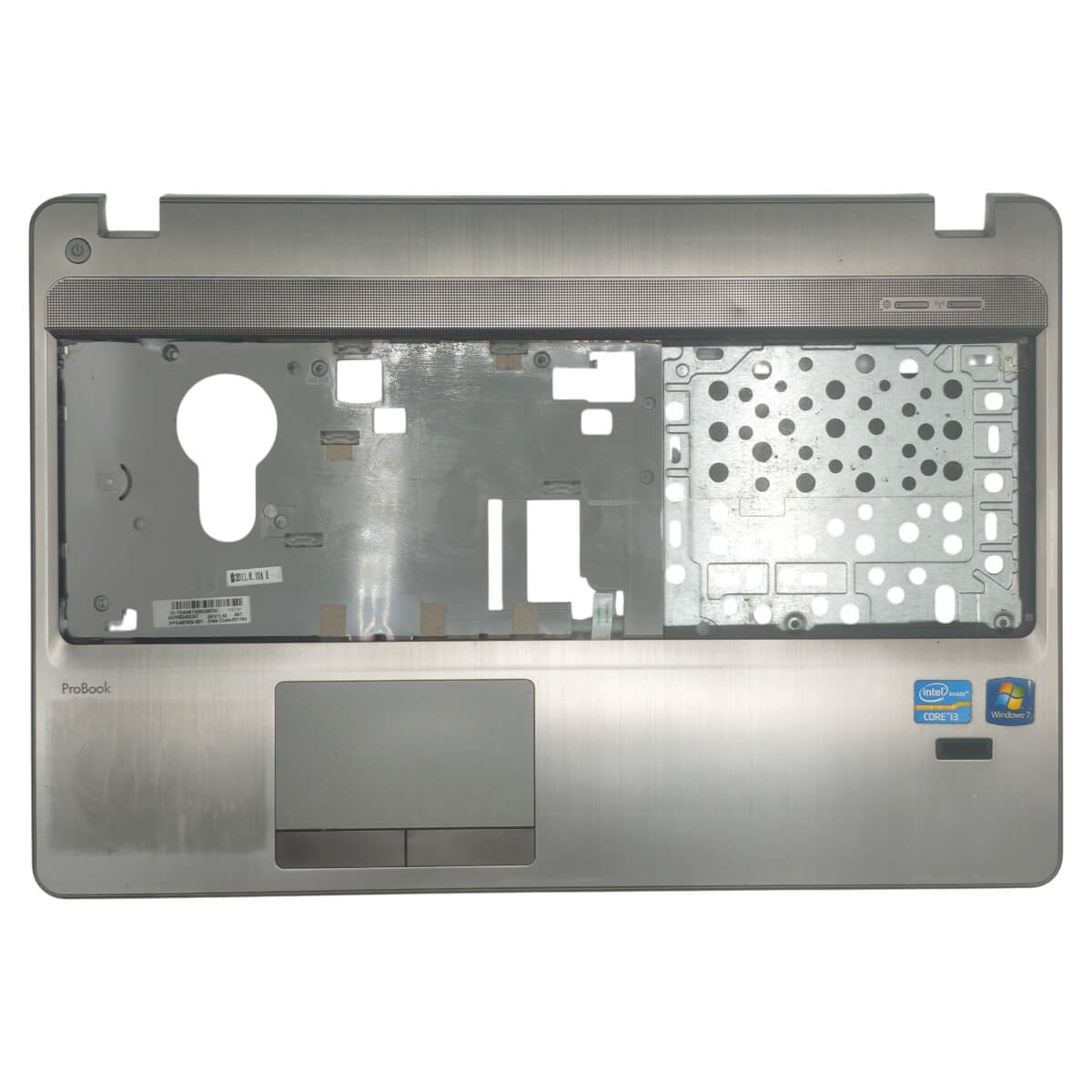 Carcaça Base Superior HP ProBook 4530s 667656-001 6070B0492207 Leitor Digital S/ Touchpad Com Detalhe