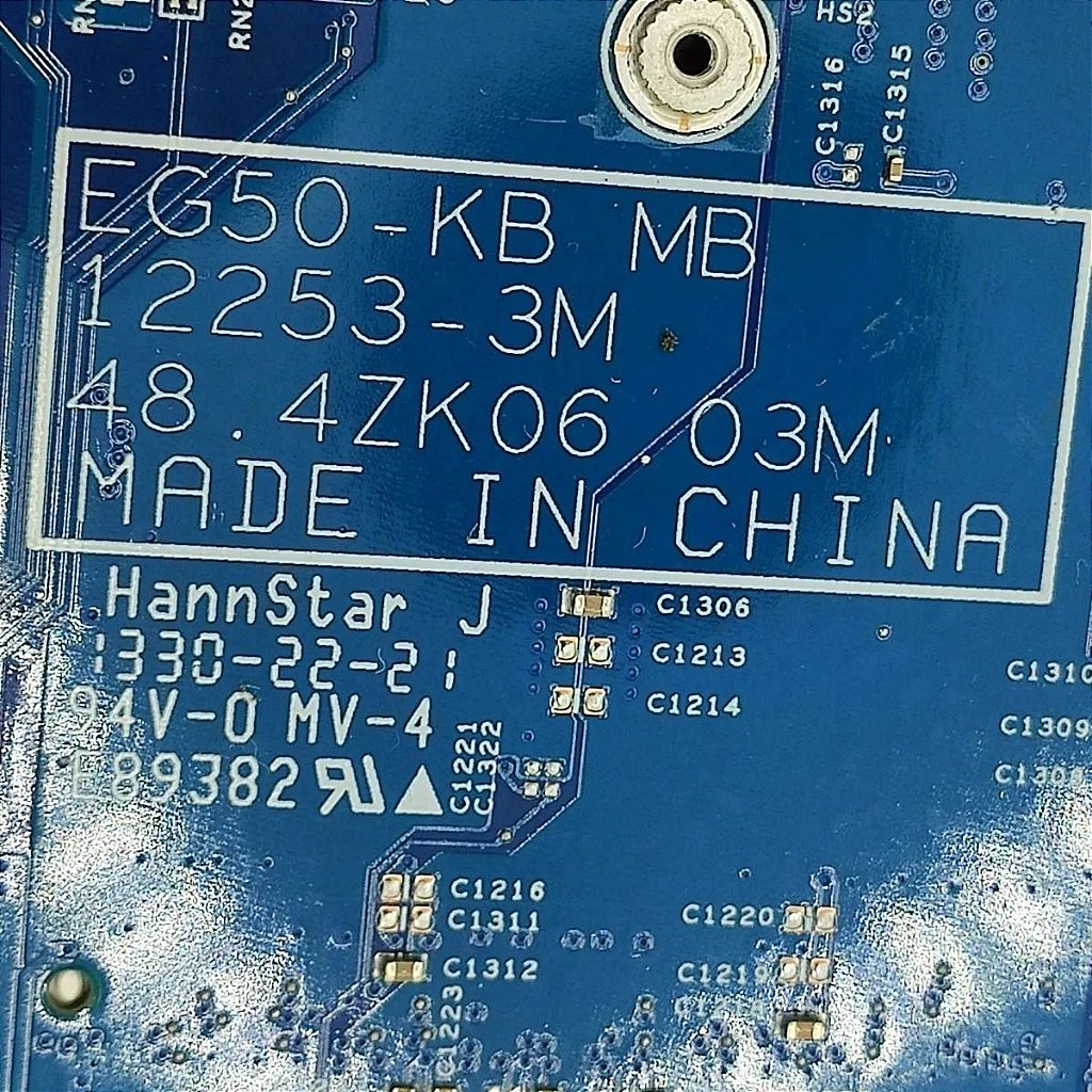 Placa Mãe Notebook Acer E1-522 48.4zk06.03m Amd - Detalhe