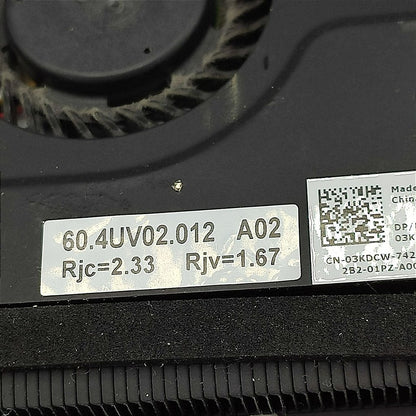 Cooler E Dissipador Notebook Dell Inspiron 14z 5423 03kdcw