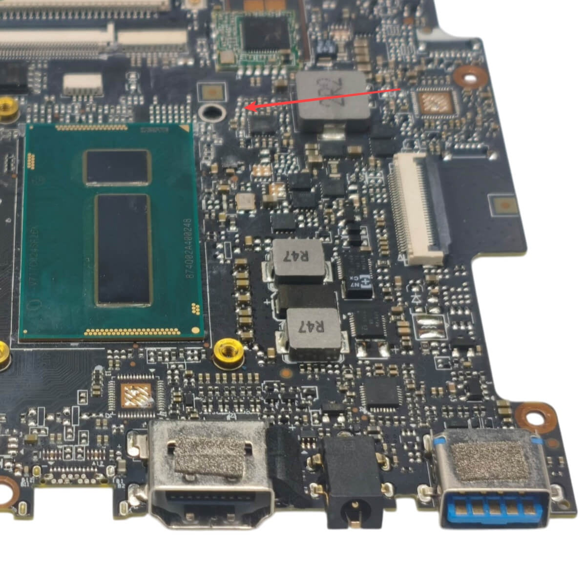 Placa-Mãe para Notebook Multilaser Ultra UB520 i5-5ª Geração 8GB LPDDR3 Com Detalhe