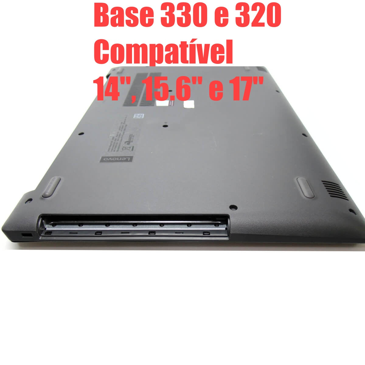Adaptador Caddy 9,5mm Baia DVD para Segundo HD ou SSD SATA Notebook Lenovo Ideapad 320 e 330 - Acompanha Chave e Parafusos