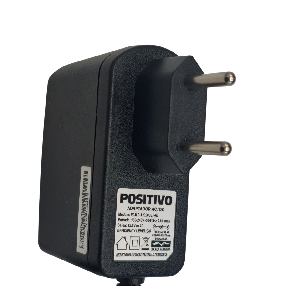 Carregador Notebook Positivo Vision C4128A Master N1240 N1250 ZR3630 Motion C4500D F24L9-120200SPAE 12V 2A 3.5mm Original
