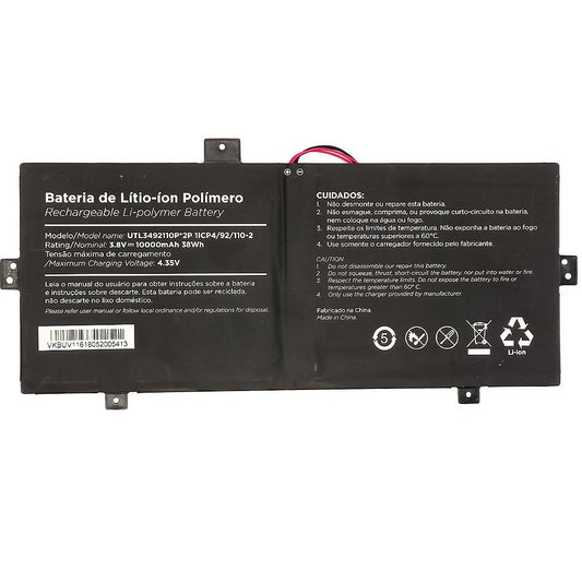 Bateria Notebook Positivo Duo Q432a 3.8v 38wh 10000mah