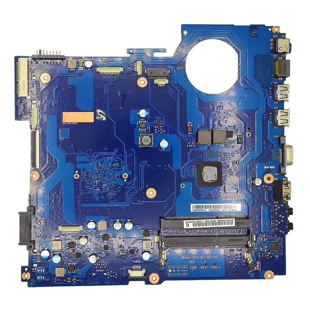 Placa Mãe Notebook Samsung Rv415 Scala2-14di-Ve Amd