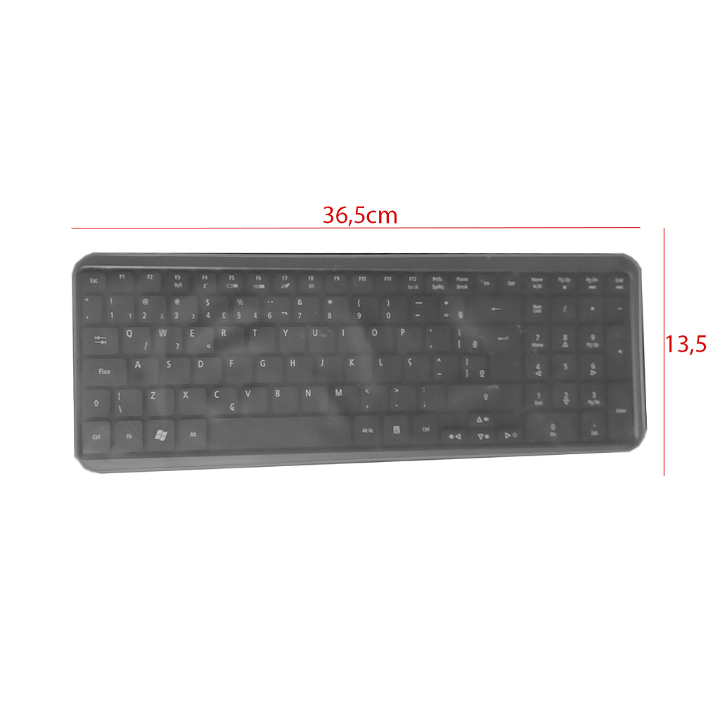 Protetor de Teclado Notebook 15.6 e 17 Polegadas Silicone