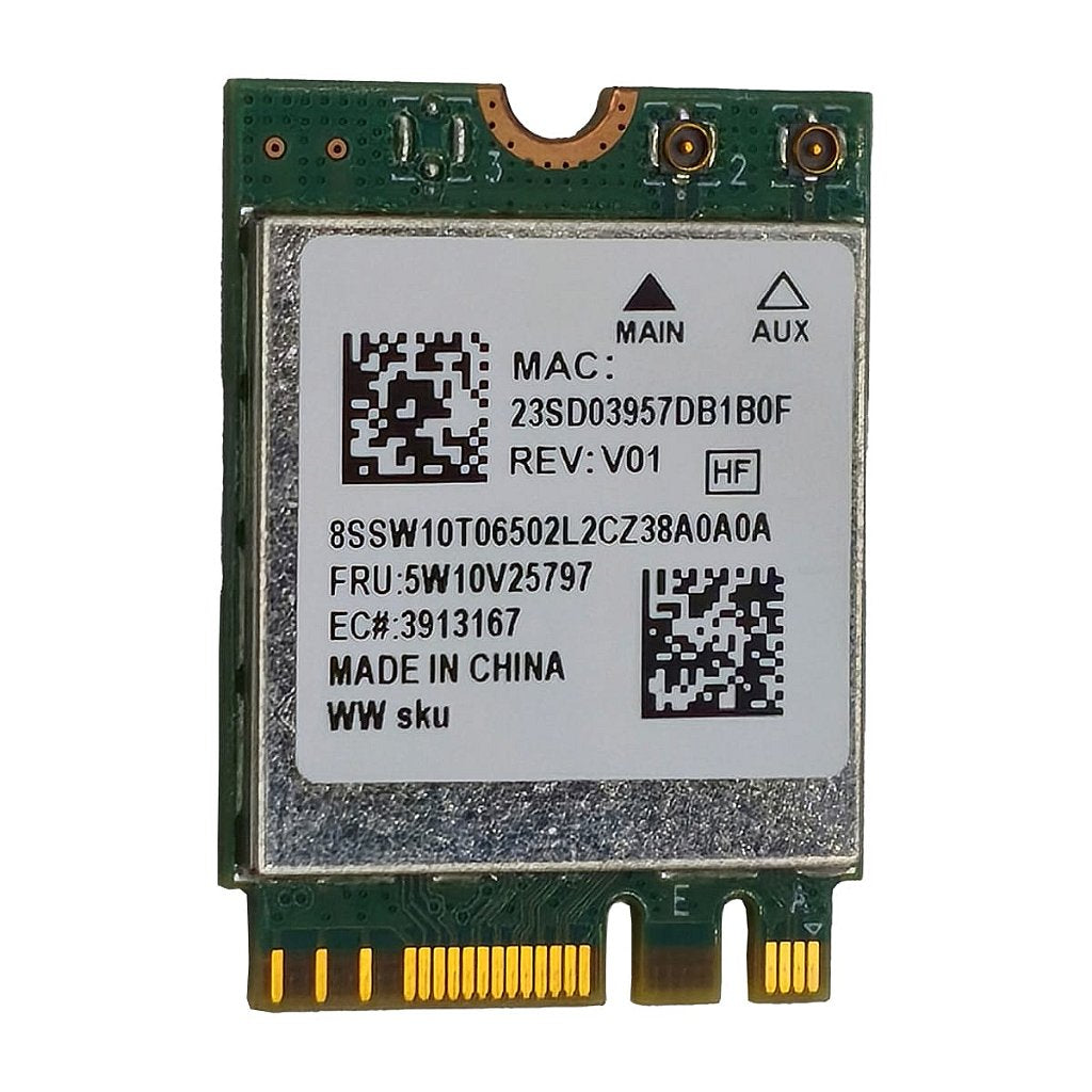 Placa Wifi 6 + Bt Realtek Rtl8852ae Para Notebook