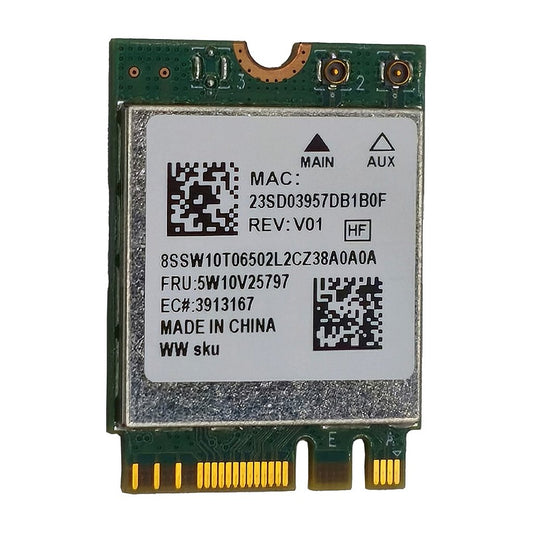 Placa Wifi 6 + Bt Realtek Rtl8852ae Para Notebook