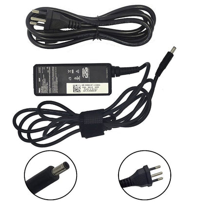 Carregador de Notebook Dell 19,5v 3.34a 65w 4.5mm X 3.0mm Original Com Detalhe