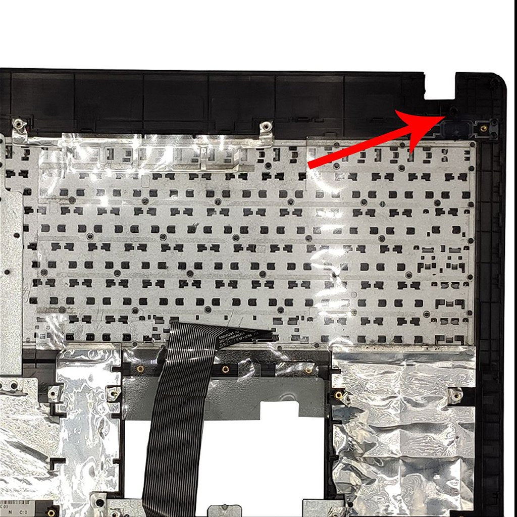 Carcaça Base Superior Com Teclado Notebook Asus X552e - Detalhe