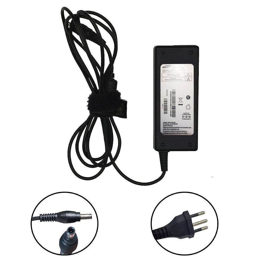 Carregador de Notebook Samsung Np370e4k Np300e5m Np300e5k 19v 2.1a 40w Ad-4119f Original