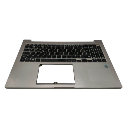 Base Superior com Teclado PT-BR Notebook Samsung NP550XCJ BA98-02233A Prata Com Detalhe