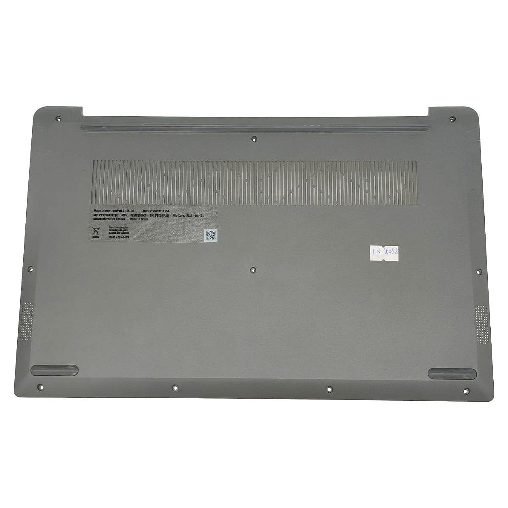 Carcaça Base Inferior Notebook Lenovo Ideapad 3 15itl6 15alc6 Cinza Escuro