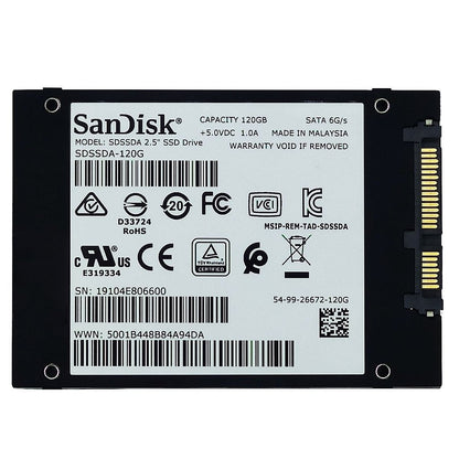 Ssd 120gb Sandisk Notebook Pc Desktop