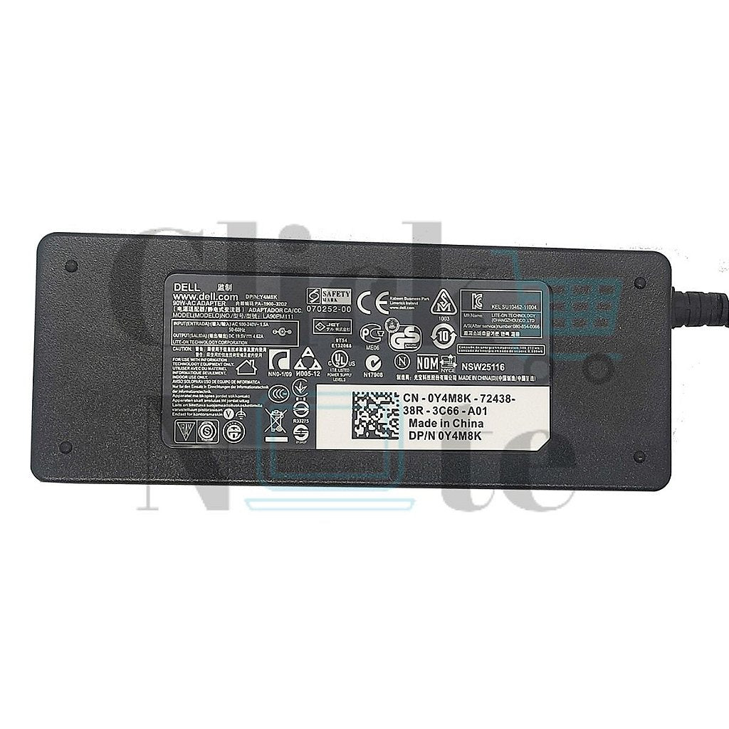 Carregador de Notebook Dell 19.5v 4.62a 90w 7.4x5.0 Bivolt
