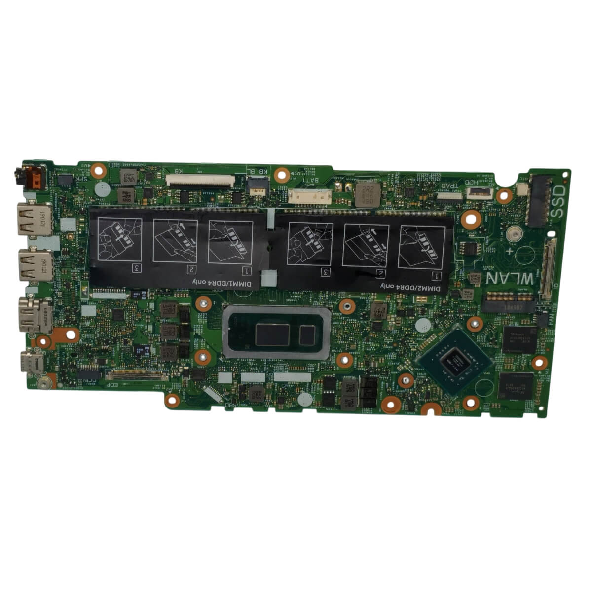 Placa Mãe Dell Vostro 5481 5581 5482 Original i5 8ª Vídeo Dedicado MX130 2GB PN 04YNN4