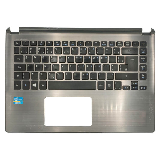 Carcaca Palmrest com Teclado PT-BR Acer Aspire V5-472 V5-472G V5-473 V5-473G Sem Touchpad EAZQK007020 Com Detalhe