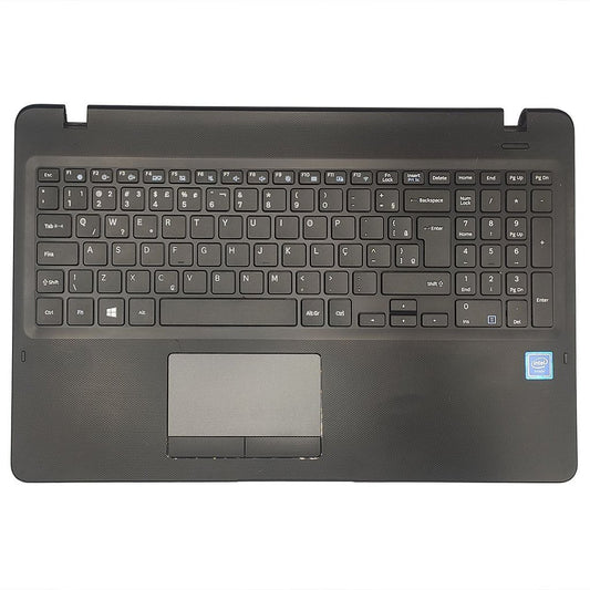 Carcaça Base Com Teclado Notebook Samsung Np300e5k Np300e5m Np300e5l