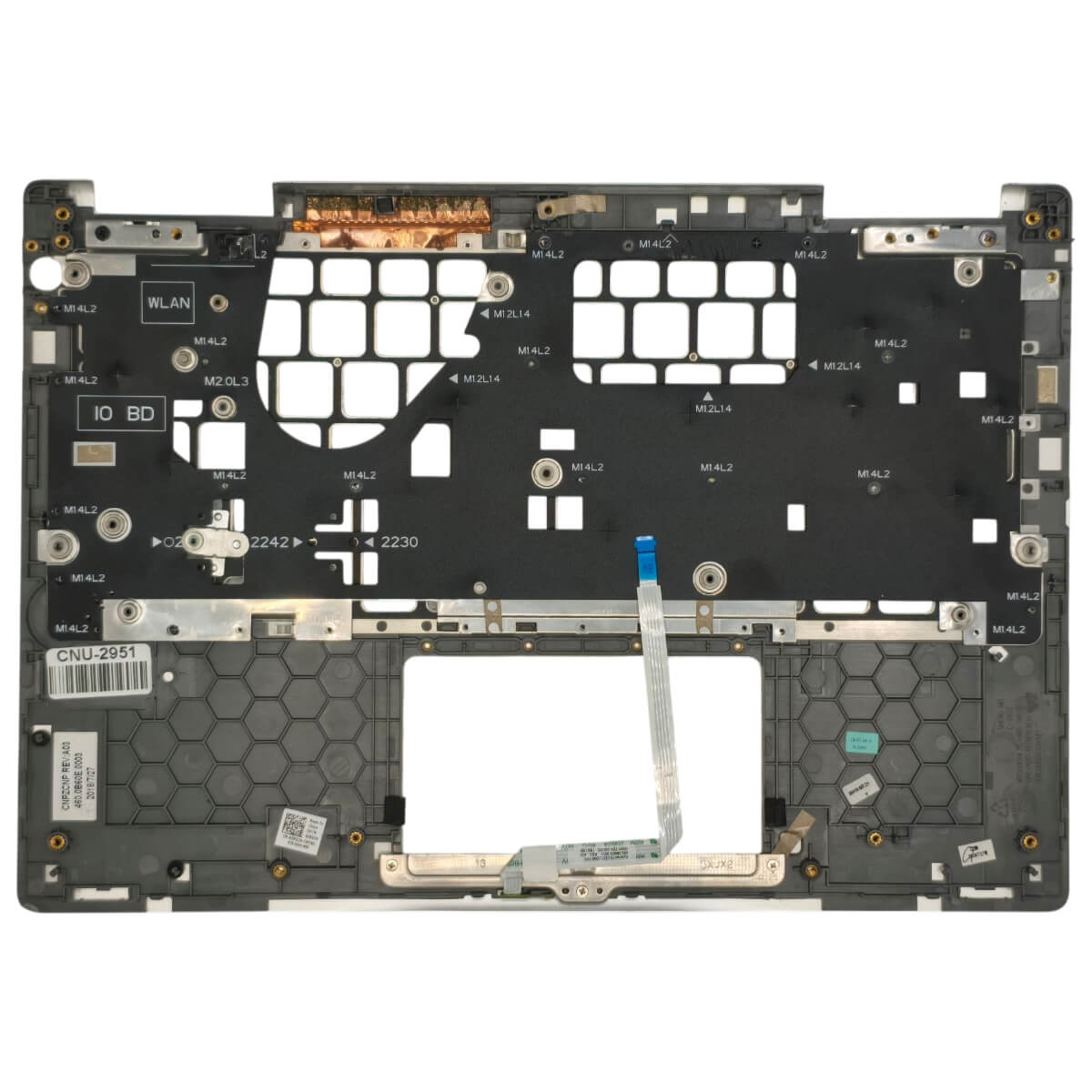 Carcaca  Palmrest Base Superior Dell Inspiron 13 7370 05RG29 5RG29 460.0B60E.0003 Sem Teclado