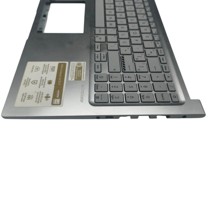 Carcaça Base Superior Teclado Pt-br Notebook Asus Vivobook  X1504Z 13N1-GVA0K11 Prata