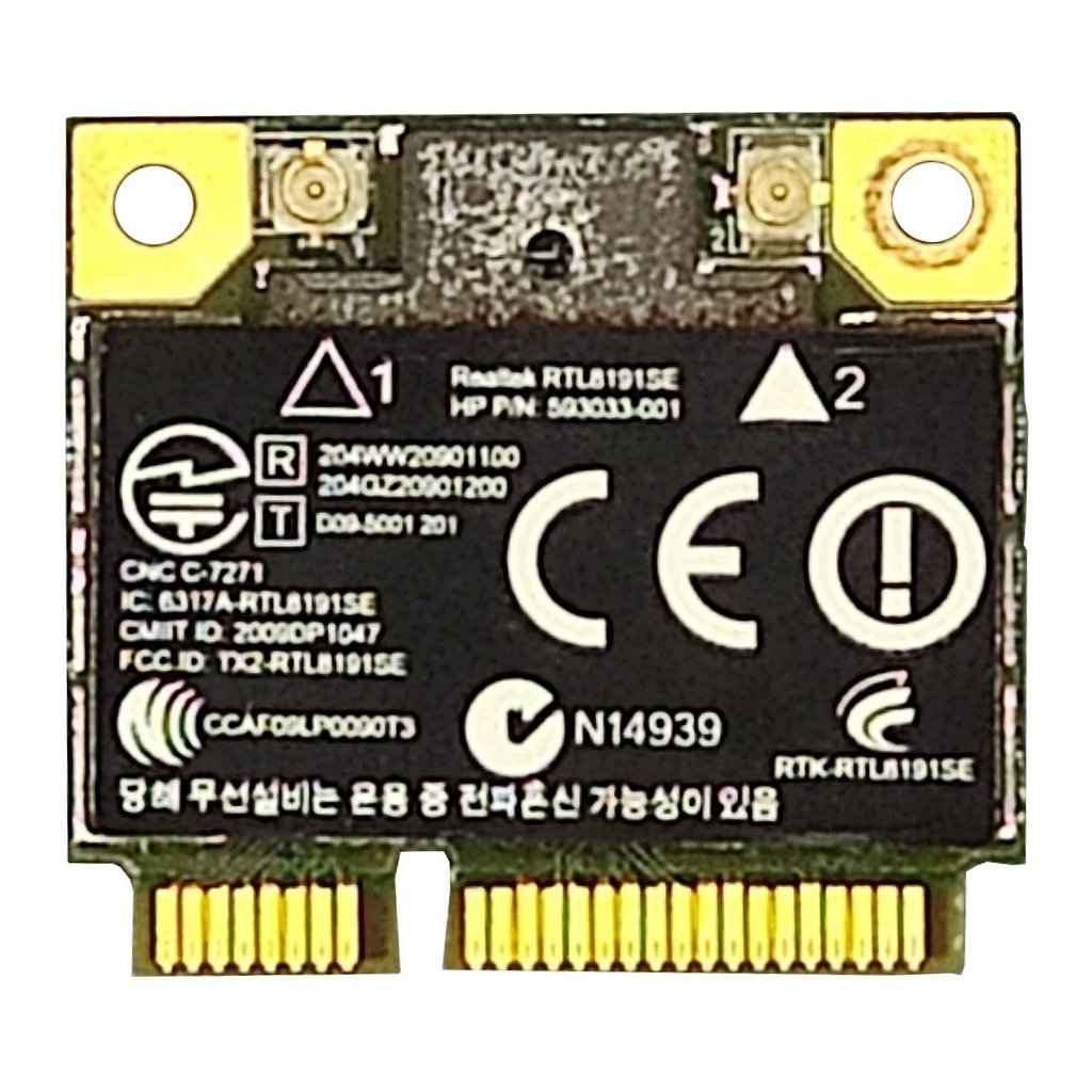 Placa Wifi Para Notebook Realtek Rtl8191se 593533-001
