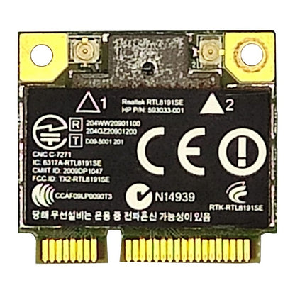 Placa Wifi Para Notebook Realtek Rtl8191se 593533-001