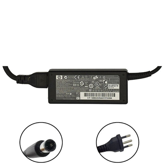 Carregador de Notebook Hp 18.5v 3.5amp 7.4x5.0 Mm 65w Pino Grosso Original